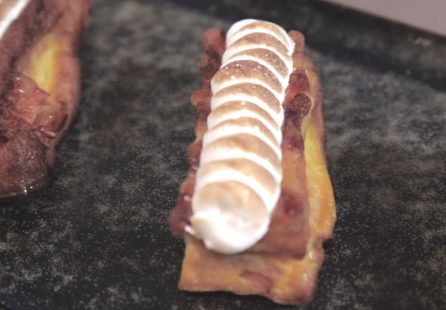 Clafoutis Meringué aux pommes et patate douce